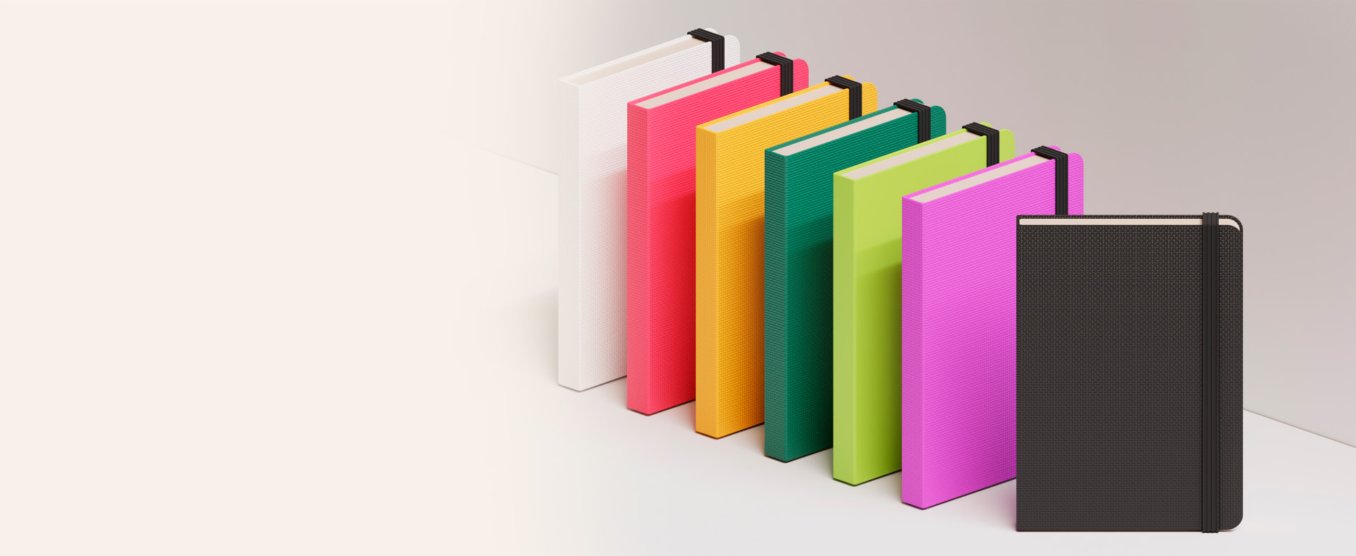 Custom branded notebooks in a full colour range