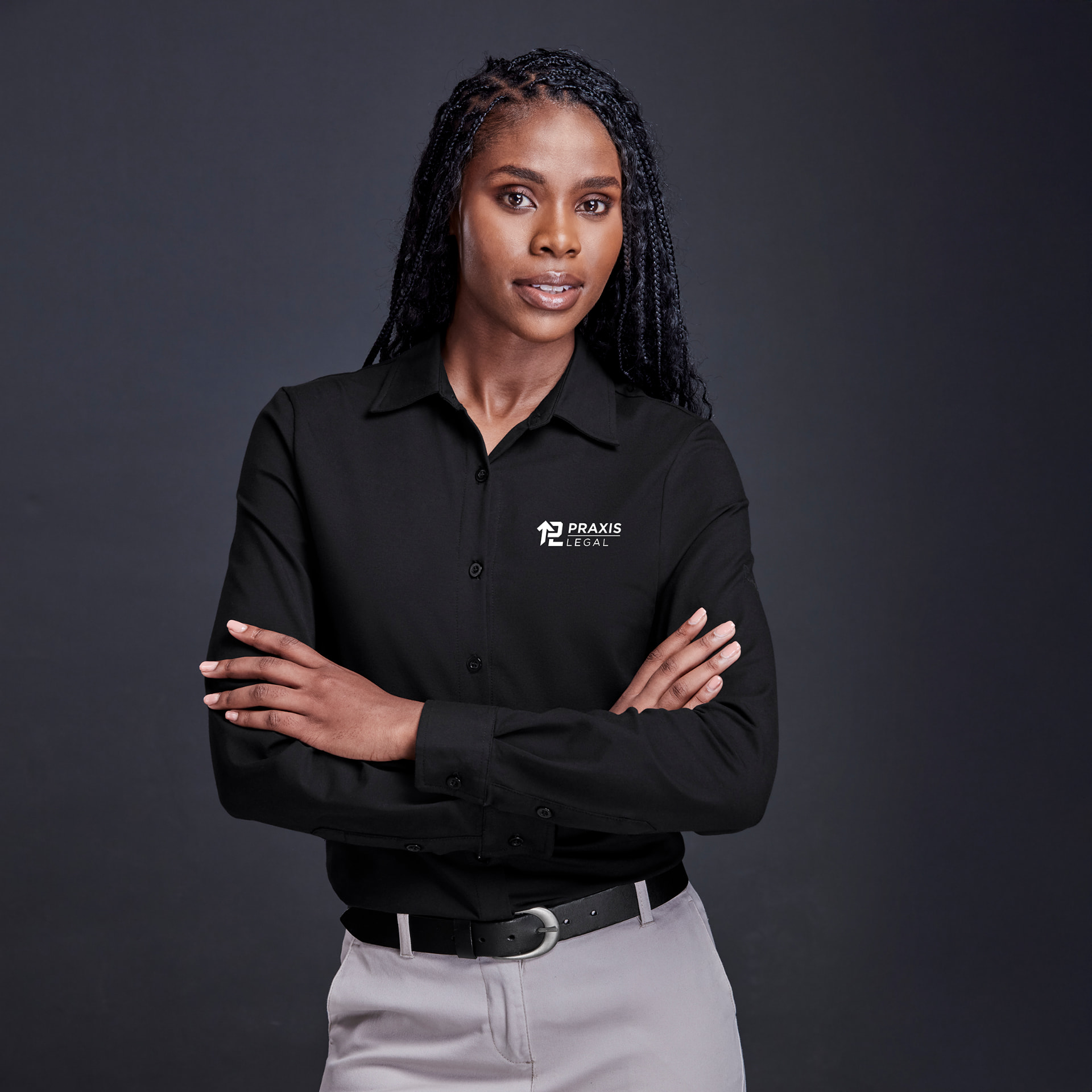Ladies Long Sleeve Alex Varga Cronus Knitted Shirt